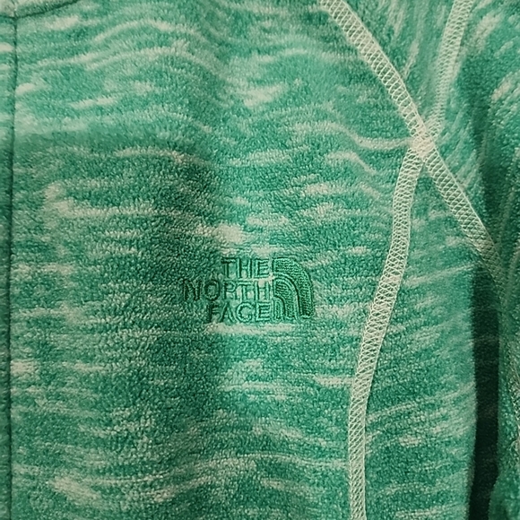 The North Face Womens M Sea Foam Green 100% Polyester Hooded Full Zip Jacket - Picture 4 of 12